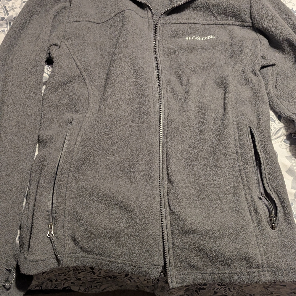 Columbia Gray Fleece Jacket